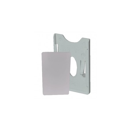 Package of 1 piece Tag UHF Mifare 13.56 and UHF (900 mhz) + 1 ID Card holder for Plastic car with 3m glue