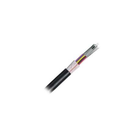 1 meter 12-wire Fiber Optic Cable, OSP (Outside Plant), Non Armored (Dielectric), 250um, Singlemode OS2, Price Per Meter