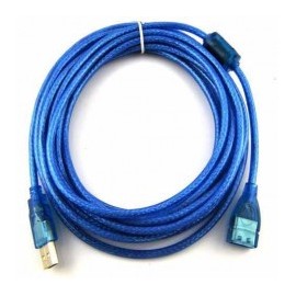 Cable USB de 3 Metros Extension de USB 3 mts Macho - Hembra Extensión de 3 Metros 2.0 para transmisión de Datos