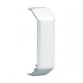 Unión recta de tapa, para uso con canaleta T45, Material PVC Rígido, Color Blanco Mate
