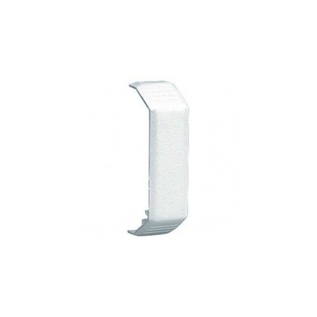 Unión recta de tapa, para uso con canaleta T45, Material PVC Rígido, Color Blanco Mate