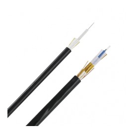 1 Metro Fibra Óptica de 12 hilos, Monomodo OS2, Interior/Exterior, Loose Tube 250um, No Conductiva (Dieléctrica)