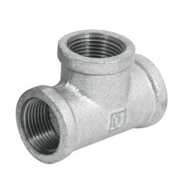 Tee Sencilla, Acero Galvanizado, 3/4'' T para tubo galvanizado de 3/4"