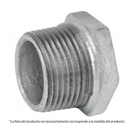 1 pieza Reduccion Bushing Galvanizado 1 1/4'' x 3/4' Rediccion de galvanizado de 11/4" a 3/4" de pulgada
