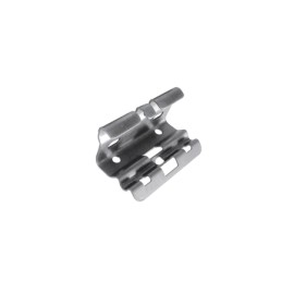 Mini clip automático, para unir tramos de charola, con acabado Electro Zinc
