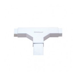 Sección en "T" color blanco de PVC auto extinguible, para canaletas 1735