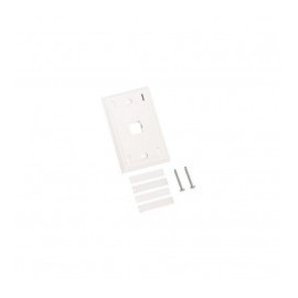Placa de Pared Systimax Faceplate de 1 puerto Placa de pared de 1 puerto Commscope Placa Blanca