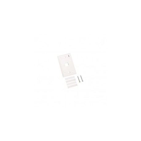Placa de Pared Systimax Faceplate de 1 puerto Placa de pared de 1 puerto Commscope Placa Blanca