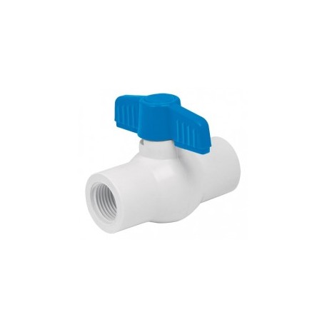 1 pieza Valvula de esfera de 3/4" de pulgada para tubo de PVC Llave de paso para tubo de PVC Cedula 40