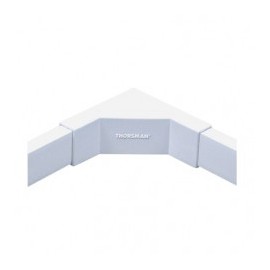 Esquinero Exterior Blanco De PVC Auto Extinguible Codo Exterior Para Canaleta 1019 Canaleta De Plástico PVC