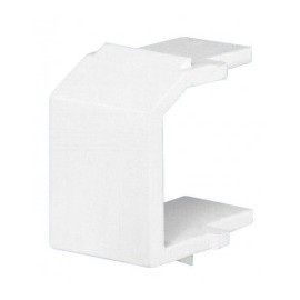 (Paquete de 10 piezas) Módulo de tapa ciega (Inserto Ciego), Tipo Keystone, Color Blanco