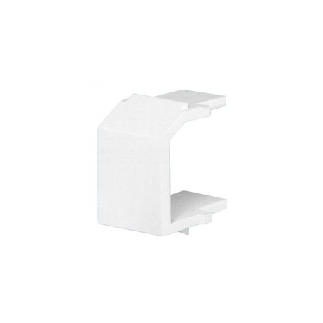 (Paquete de 10 piezas) Módulo de tapa ciega (Inserto Ciego), Tipo Keystone, Color Blanco