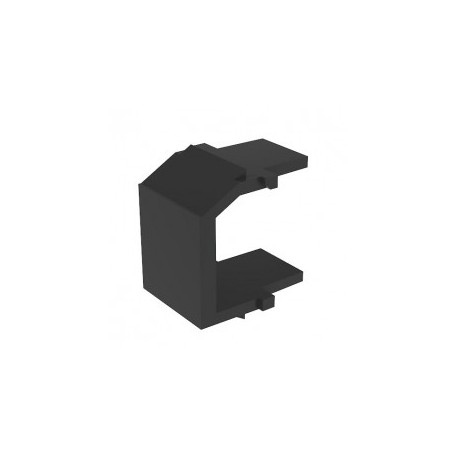 (Paq. de 10 piezas) Modulo ciego para faceplate placa de pared inserto ciego negro para placa NETKEY by PANDUIT