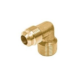 Codo Terminal 90º 1/2'' X 1/2'' Para Gas Foset Conector tipo Codo para Gas de FLARE 1/2" a NPT 1/2" Macho - Macho