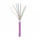 1 Metro Cable UTP Cat.6a Categoría 6A Morado / Purpura Siemon para 10g FTP / Blindado