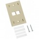 Placa de pared Beige de 2 puertos SYSTIMAX COMMSCOPE placa de pared ivory Placa marfil