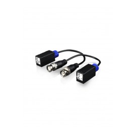 Transceptor de Video Balun para Camaras de Seguridad Conector de Video para Camaras 720p / 1080p / 4mpx / 5mpx