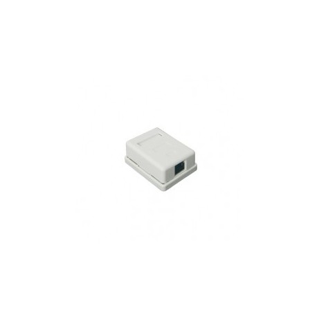 Wall box with 1 Keystone port, includes STP Cat5e jack RJ45 connector for wall wall Jack with Cat5e box