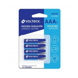 Pila AAA Batería Pila alcalina cilíndrica Paquete Set Paq. de 4 Unidades 4 Piezas Pila AAA
