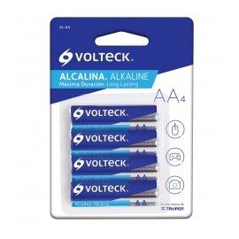 Pila AA Bateria Pila alcalina cilíndrica Paquete Set Paq. de 4 Unidades 4 Piezas Pila AA