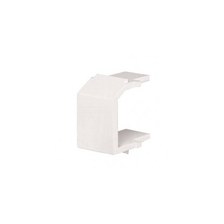 (Paq. con 10pz) Módulo de tapa ciega (Inserto Ciego), Tipo Keystone, Color Blanco Mate
