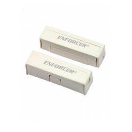 WHITE magnetic rim contact 1-1/4" (31mm) Gap Compatible with DSC / RISCO / BOSCH panels