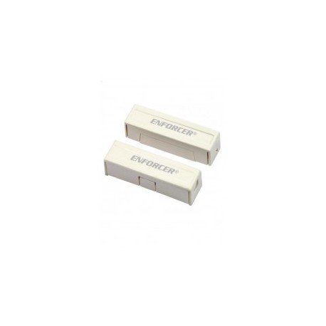WHITE magnetic rim contact 1-1/4" (31mm) Gap Compatible with DSC / RISCO / BOSCH panels