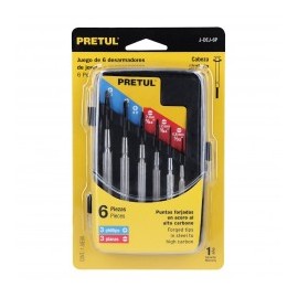Precision Screwdriver Set 6 pieces Watch Type Screwdriver Set Set of 6 Watchmaker Screwdrivers