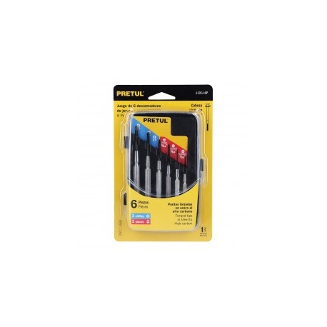Precision Screwdriver Set 6 pieces Watch Type Screwdriver Set Set of 6 Watchmaker Screwdrivers