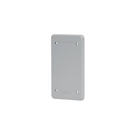 Placa tipo fs ciega de sobreponer Tapa ciega metalica de metal para Caja FS o Caja universal 2x4