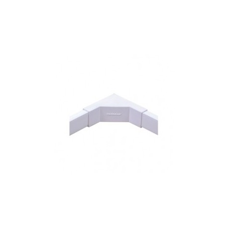 Esquinero Interior Blanco De PVC Auto Extinguible Codo Para Canaletas 1735 Codo Para Canaleta Interior Blanco