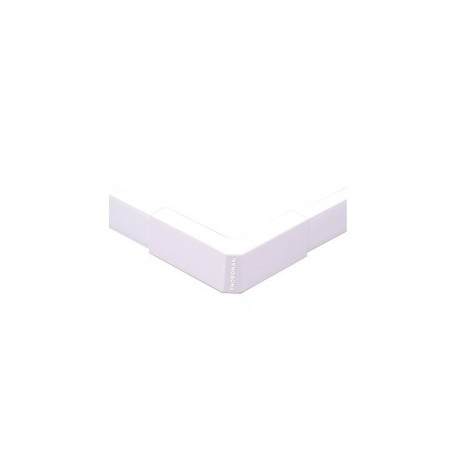 Esquinero Exterior Blanco De PVC Auto Extinguible Codo Exterior Para Canaleta 1619 Canaleta De Plástico PVC