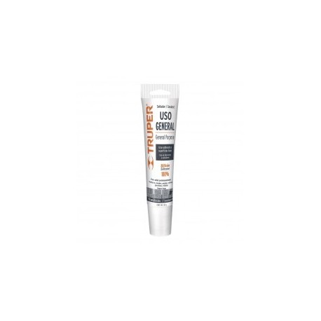 Transparent pocket silicone 85 grams silicone sealant for interior and exterior TRUPER