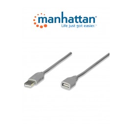 Cable de Extensión USB Macho a USB Hembra 1.8 Metros Velocidad Máxima de Hasta 12 Mbps UL 2725 USB 1.1