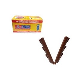 Caja con 100pz Taquete de plastico cafe de 1/4 Taquete de 1/4 Cafe Taquete para Concreto Muro Cafe Taquete abierto