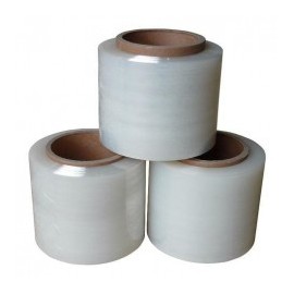 1 Rollo De Playo Emplaye transparente de 3" Pulgadas 8cm centimetros Plastico para empacar, envolver, paqueteria