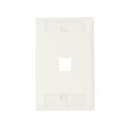 Placa de pared de 1 puerto AMP Faceplate de 1 puerto Commscope AMP Netconnect
