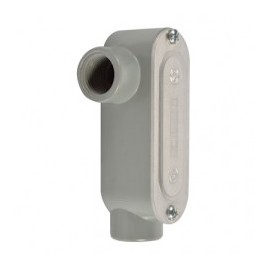 1/2 "(12.7 mm) Type LR Condulet Enclosure Includes cover and screws.
