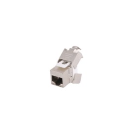 Módulo Jack Keystone Cat5e Blindado (STP) sin herramienta Jack Blindado Conector RJ45 Blindado Conector Cat.5e