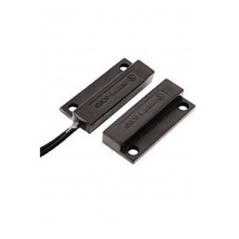 Contacto Mini con montaje de tornillo o adhesivo. Gap 3/4 CAFÉ Compatible paneles DSC / RISCO / BOSCH