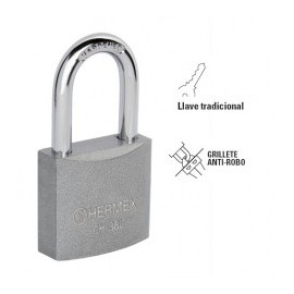 Candado Cortina Extra Seguridad Métálico Candado Alta Seguridad Candado Hierro 50MM Candado para cadena puerta