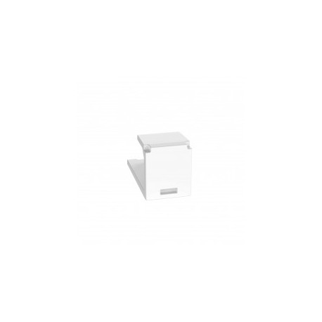 (Paquete con 10 piezas) Módulo de tapa ciega (Inserto Ciego), Mini-Com, Color Blanco para placas PANDUIT