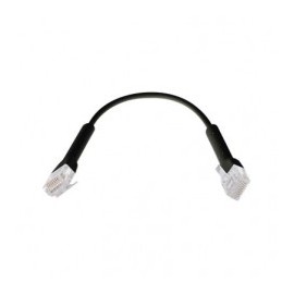 UniFi Ethernet Patch Cable Cat6 de 22 cm, color Negro Patch cord Armado Cable de Red de 22 Centimetros NegroCertificado
