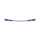 UniFi Ethernet Patch Cable Cat6 22 cm, blue Patch cord Armored Network Cable 22 Centimeters Blue Certified