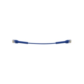 UniFi Ethernet Patch Cable Cat6 22 cm, blue Patch cord Armored Network Cable 22 Centimeters Blue Certified