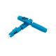Conector para fibra optica Prepulido MONOMODO LC , UPC Conector para Fibra Azul LC Simplex
