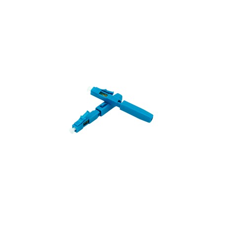 Conector para fibra optica Prepulido MONOMODO LC , UPC Conector para Fibra Azul LC Simplex