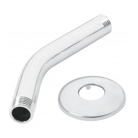 Chapetón para regadera cabeza de regadera tubo para baño tubo que va de la pared a la regadera de 14cm