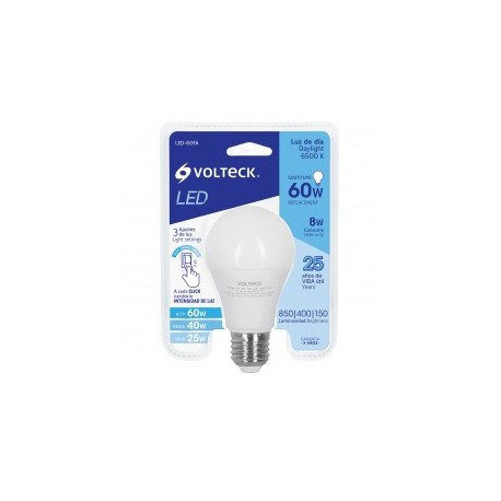 Foco con 3 niveles de iluminación Foco dimeable de hasta 850 lumenes Alto Medio Bajo Foco LED