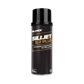 Limpiador Y Protector En Aerosol Silimex Silijet E-7 Plus De 454ml Para Equipo Electrónico